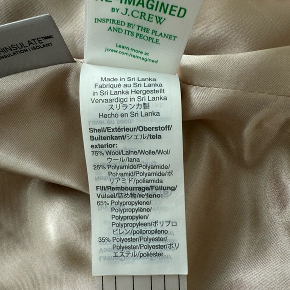 J. Crew 00P Classic lady day coat in Italian double-cloth wool with Thinsulate® - Picture 12 of 16